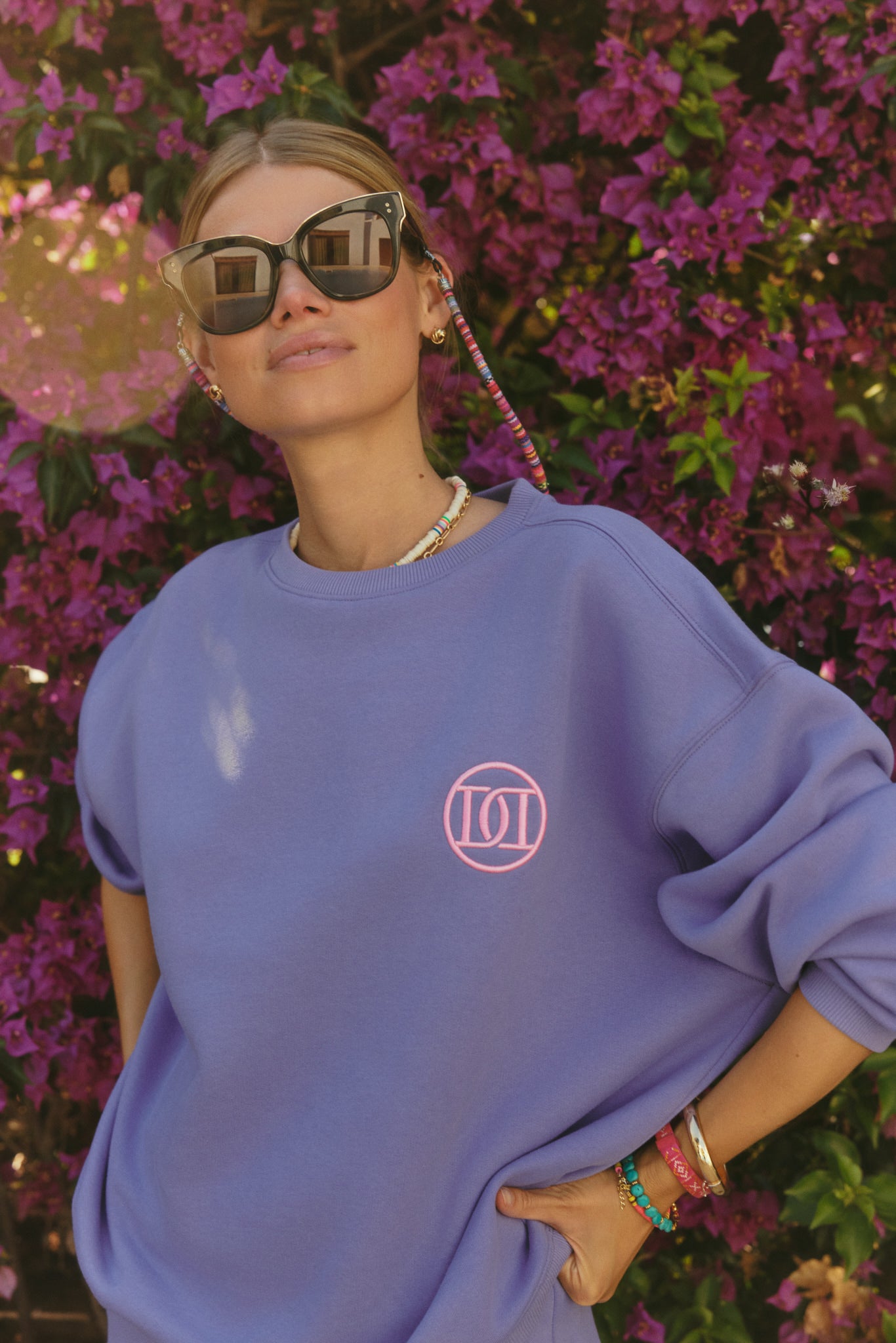 Modelfoto met gewenste sweaterkleur