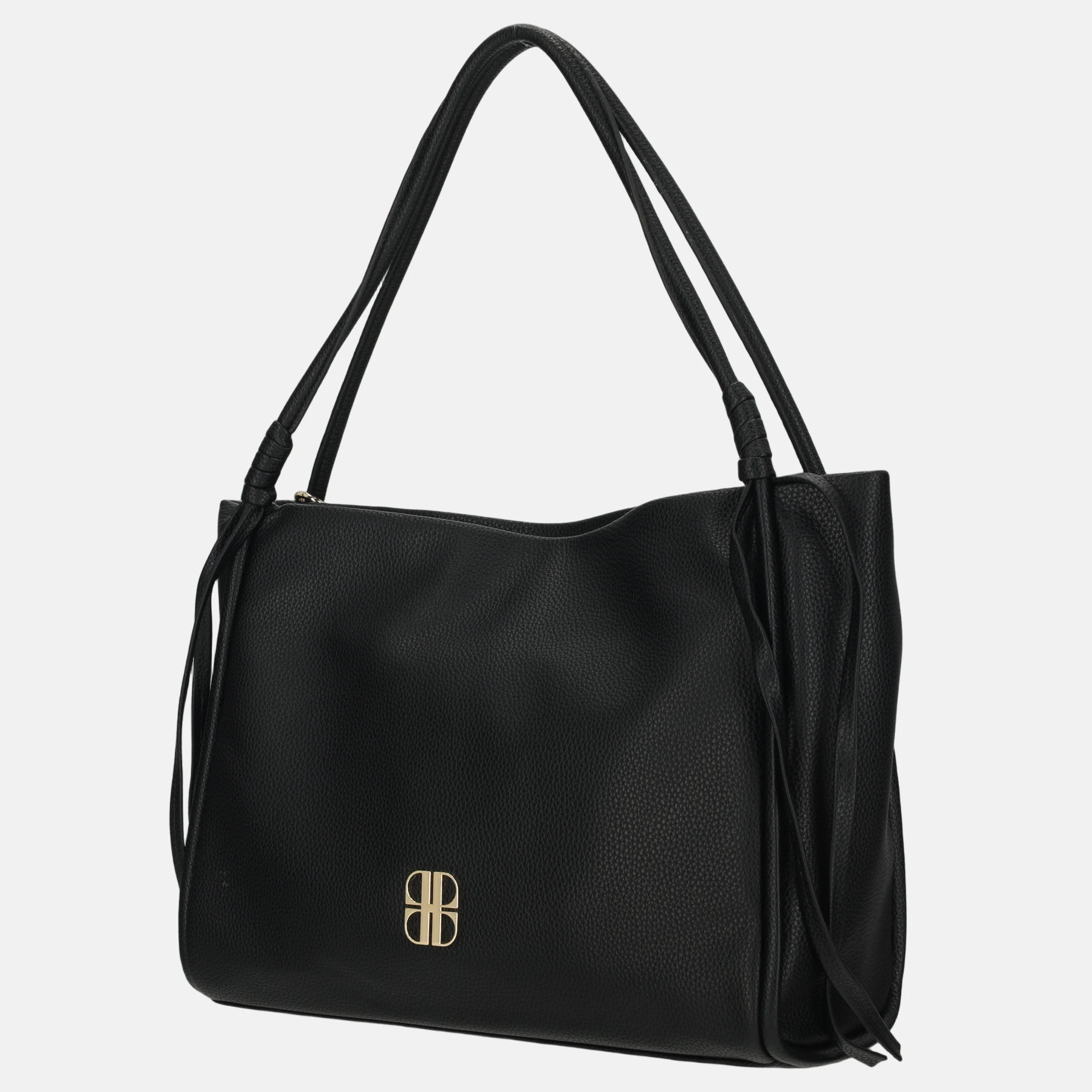 Zwarte shopper als packshot