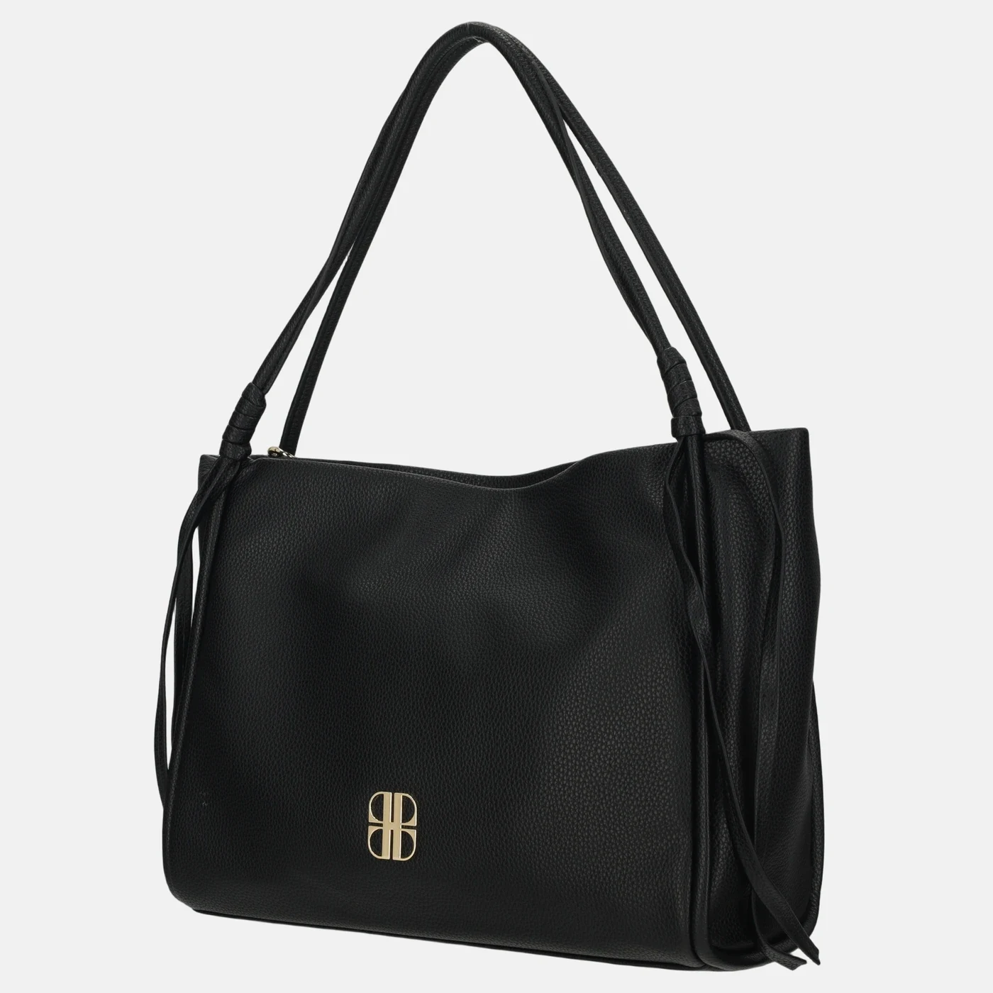 Zwarte shopper als packshot