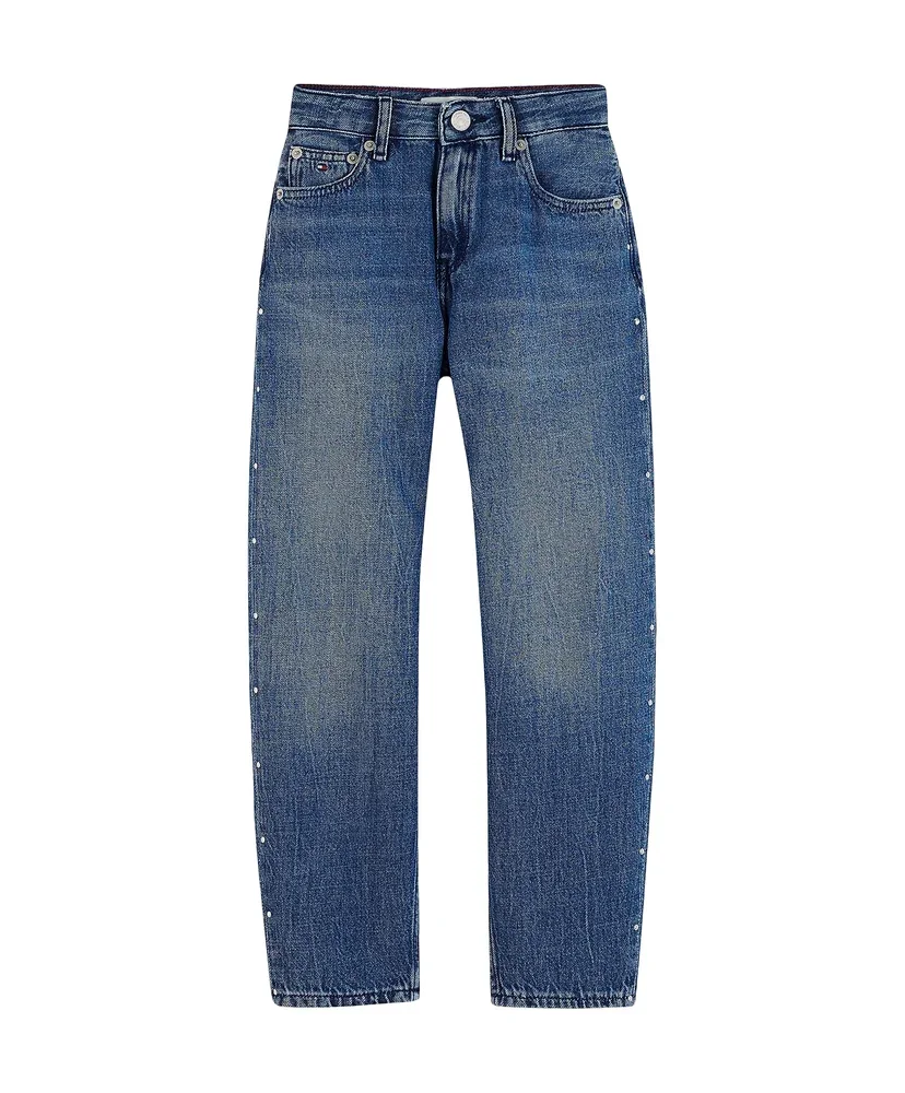 Jeans op wit, tussen dezelfde lijnen